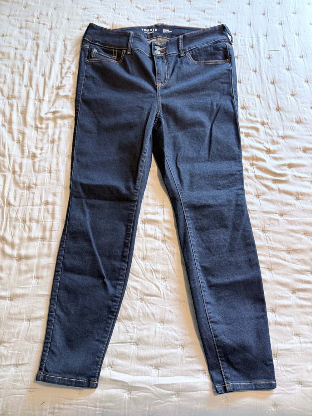 torrid Dark Blue Super Soft Jeggings Skinny Jeans